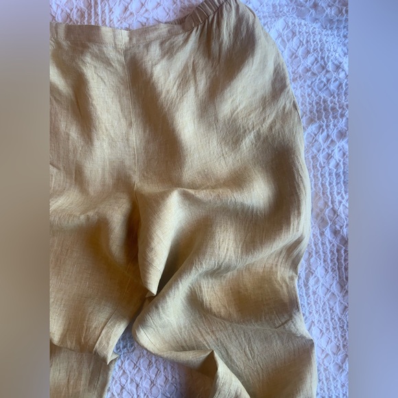 Flax 100% Linen Casual Pants with Pockets - Picture 7 of 16